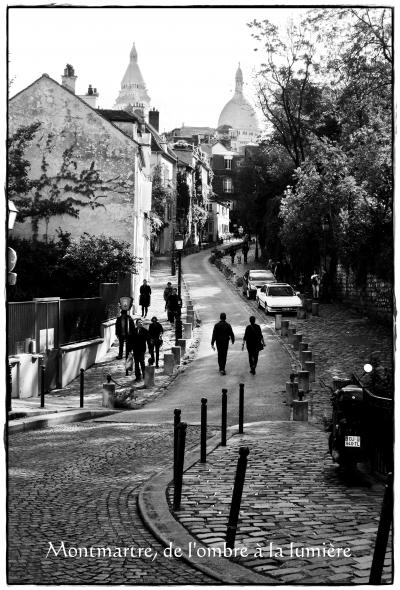 パリのお散歩　*モンマルトルの光と影*　ブドウ収穫祭のざわめきと 聖ドニの足跡と マキの最後の名残と　L&#39;histoire de Montmartre
