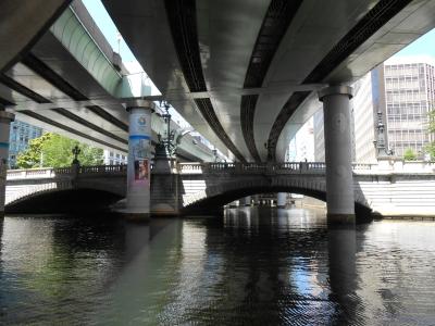 川面から見た日本橋　日本橋川、神田川めぐり