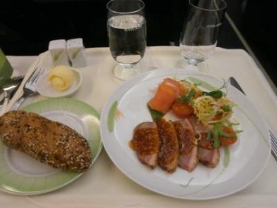 エバー航空ビジネス利用　ヨーロッパ周遊の旅☆ウィーンから帰国　機内食編☆⑩