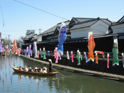 ’１３　栃木市・足利フラワーパーク藤の花１　うずまの鯉のぼり・佐野ラーメン編