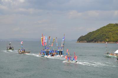 鞆の浦　初夏の風物詩　鯛網