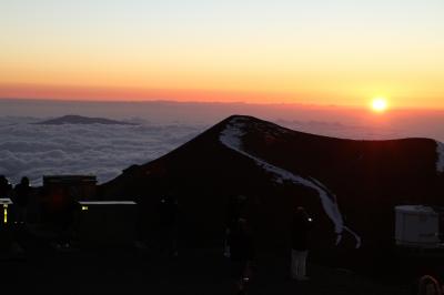 震撼した日と自然の神秘のBig Island