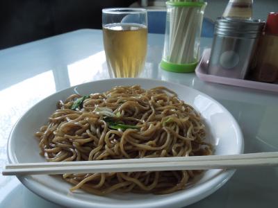 茨城で潮の湯に入り下館焼きそばとスタミナ冷やしを食べメヒコをおみやにする出張