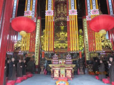 補陀落渡海への旅（４４）天童寺の仏像。