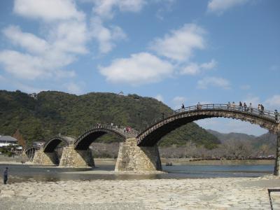 ４０数年ぶりの錦帯橋