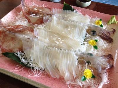 春の晴れの日、常神半島でランチ