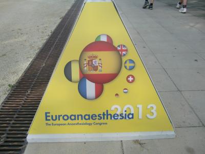 Euroanaesthesia 2013 in Barcelona, Spain