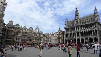 西欧９日間５カ国を駆け巡る⑧　ベルギー★「世界一美しい広場」に偽りなし