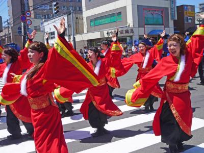 第22回YOSAKOIソーラン祭り（2013年）平岸会場６（女満別龍舞隊、札幌学院大学・文京台、labor、北海道文教大学～陽燕～舞灯雄武）