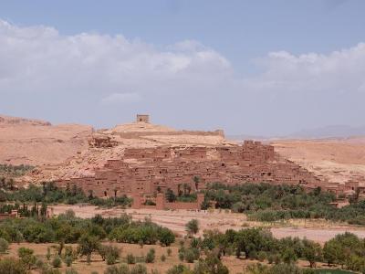 山脈とオアシスの景観 オートアトラスを越える