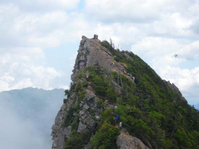 3年越しの願いがかなった石鎚山