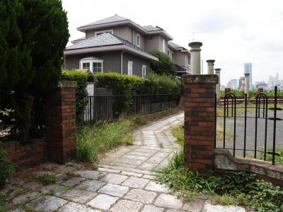 手彩色絵葉書 （大正7年以降発行） 横浜風景 元町浅間山