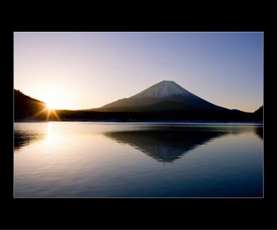 Solitary Journey［205］世界文化遺産、富士は日本一の山♪＜日本のシンボル富士山、富士五湖から拝んだ初日の出＞山梨県南都留郡