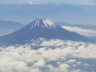 羽田から伊丹に向かうルートは右側窓席で