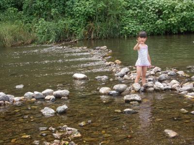 &#39;13 梅雨明け初日　暑過ぎて突発的に巾着田で川遊び編