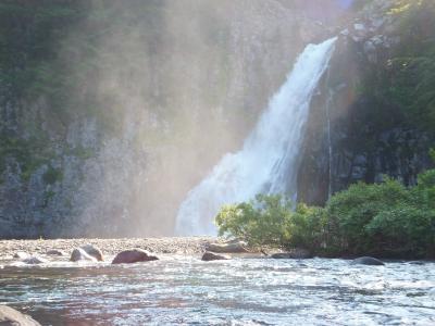 秋田県　法体の滝