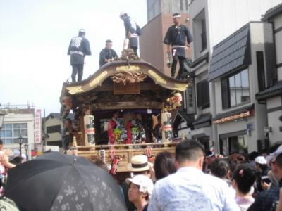 梅雨明け　成田祇園祭り