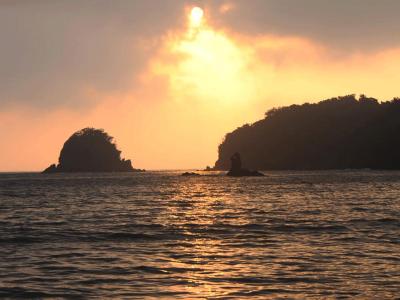 西伊豆・大田子の夕陽　２０１３．０７．１１