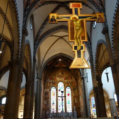 サンタ・マリア・ノッヴェラ教会は理解するのが難しい。いろいろ展示されているので。。。