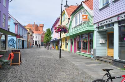 ノルウェー第４の都市スタヴァンゲルの街並み。
