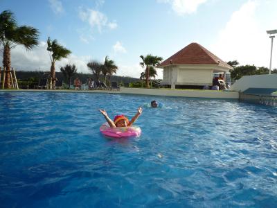 '13　夏休みは家族で万座ビーチ（1日目）