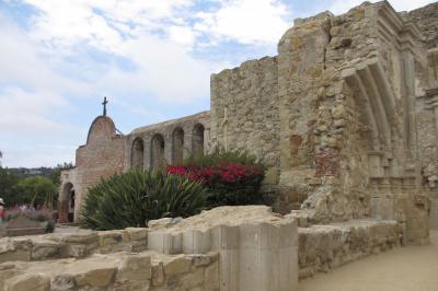 2013.7 California Carlsbad と Los Angels の旅　②Los Riosへドライブ　San Juan Capistrano Mission を見る