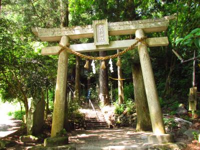 金持神社と大山登山