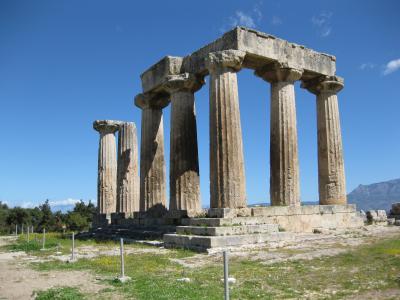 ギリシャ＆エーゲ海クル～ズ１０日間。o○　（２）コリントス遺跡　ペロポネソス半島の古代都市