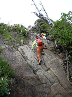 突然の谷川岳登頂2013夏