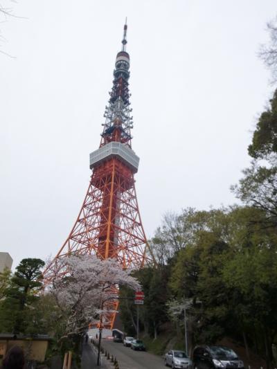 東京タワーと芝増上寺