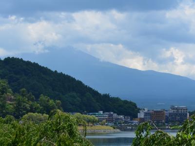 富士山五合目と河口湖
