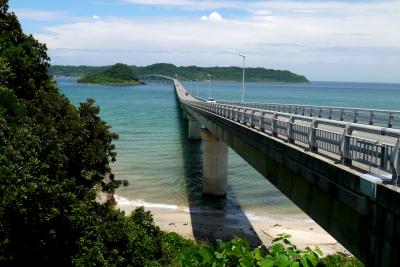 2013.7下関北部旅行3-海士ヶ瀬公園，角島大橋，しおかぜの里角島