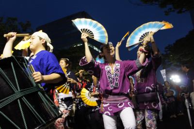 仙台から相馬野馬追・二日間の旅（二日目おまけ・完）～宮城野通りですずめ踊りのフィナーレは総踊りで、最高潮。来年の再会を誓います～