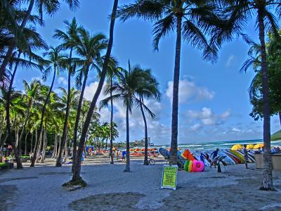 HAWAIIはやっぱり常夏でした！～ショッピング＆ちょっとグルメの旅～　帰国は仙台経由のハワイアン。