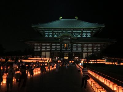 2013　奈良　「東大寺万灯供養会」＆奈良「大文字送り火」
