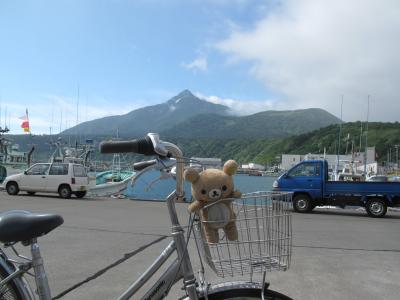 最北の百名山目指すクマ～（利尻島自転車一周に挑戦クマ～）