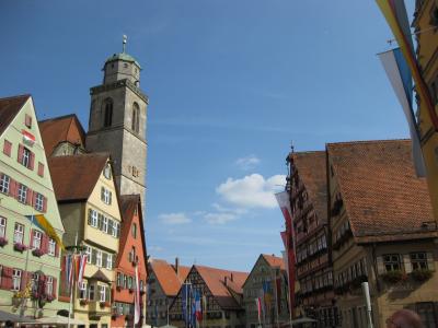 ●初ドイツを王道ツアーで巡る⑦祭中の中世の街・ディンケルスビュールを散策●