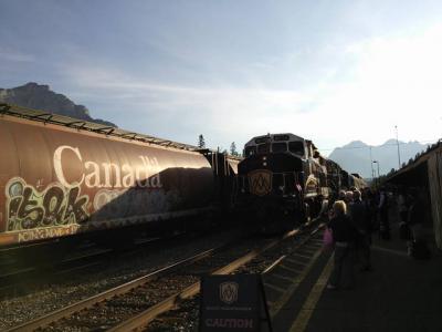 カナダ旅行2013 - その４ - ロッキーマウンテニア鉄道 バンフ⇒カムループス