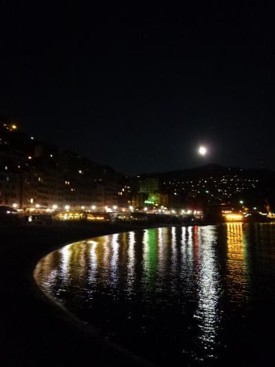 優雅な夏バカンス　イタリア・東リビエラの旅♪　Ｖｏｌ１６３（第１３日目夜）　☆カモーリ：幻想的な夜景は美しい♪