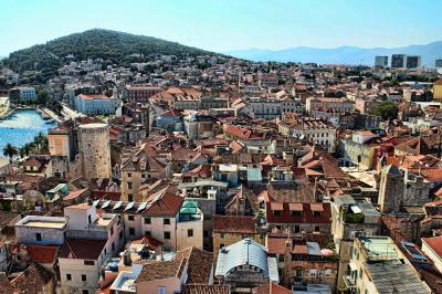 2013夏中欧8カ国の旅:34.スプリットの史跡群とディオクレティアヌス宮殿