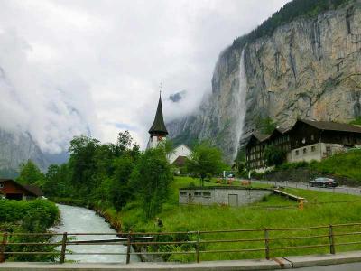 スイスハイキング２０１３・６日目：山下清の【スイス風景（貼絵）】の地を訪ねて