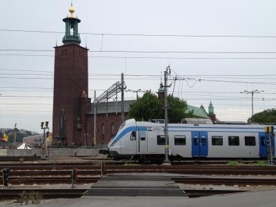 ストックホルムから列車に乗ってコペンハーゲンへ