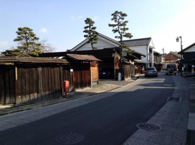 晴天の下、有松宿へ