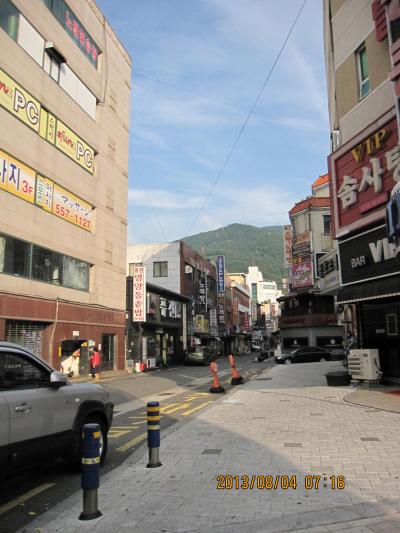 関釜フェリーで釜山の温泉場へ