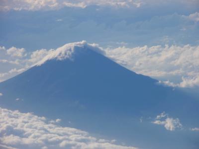 羽田から大阪への帰り道・・・・・・世界遺産登録から初めて観た富士山です＾０＾