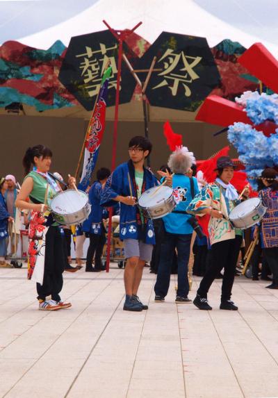 第６６回　「眩暈するくらい」　東京藝術大学　芸祭,−２　神輿出発　広場集合