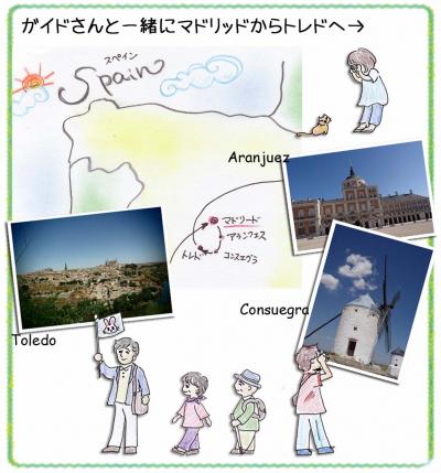 家族でスペイン個人旅行2013ーその6　アランフェス／コンスエグラ／トレドへ