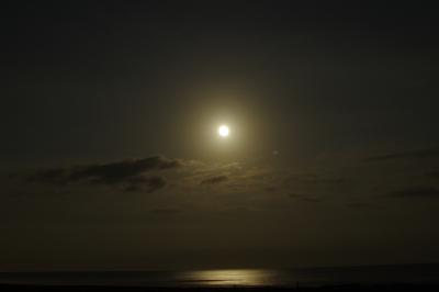 2013年9月　九十九里浜　秋の月夜　そして中秋の名月