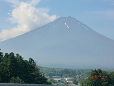 河口湖の宿と富士登山　夏休み家族旅行　
