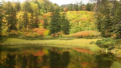 2013 紅葉の北海道3泊4日 最終日・大雪高原温泉　紅葉沼巡り